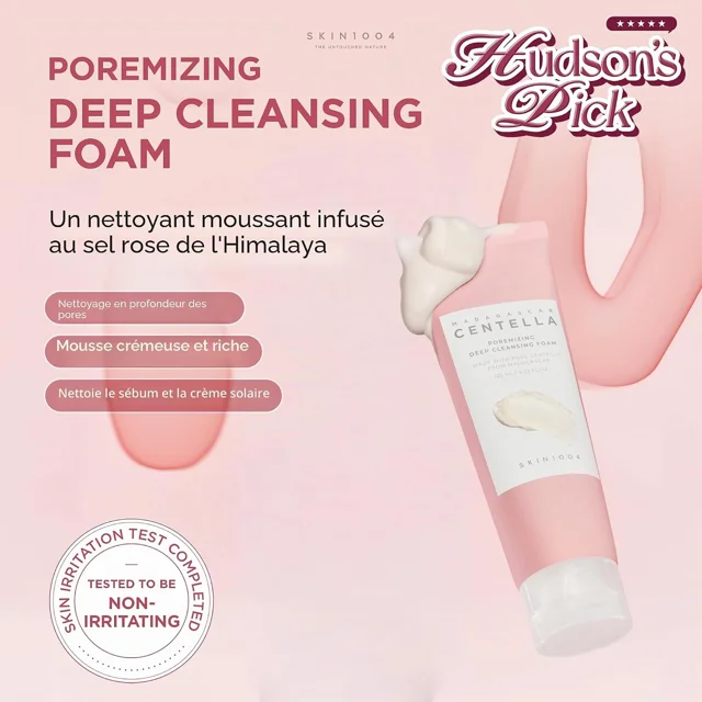 skin1004-فوم-شستشوی-عمقی-پوره‌مایزینگ-سنتلا-پاکسازی-منافذ-چربی-و-ضدآفتاب
